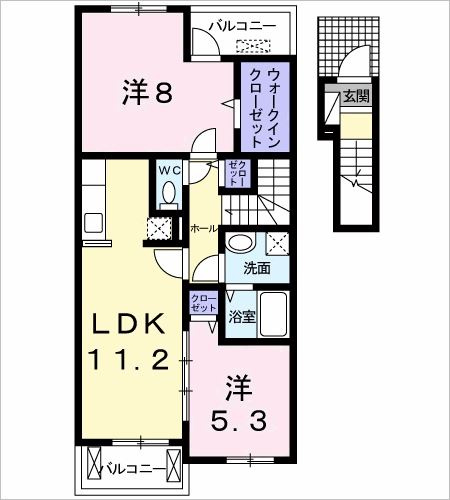 フォレストメゾンⅡの間取り