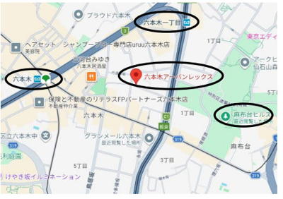 【地図】 | 六本木アーバンレックス