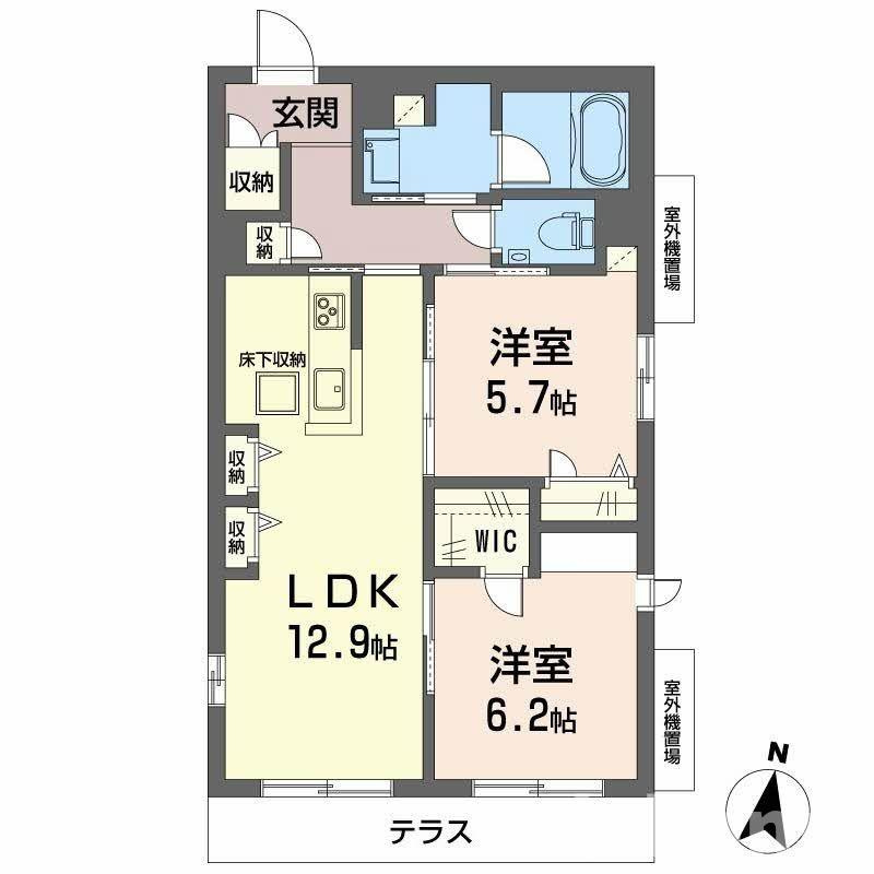 パラッツォ　グロリオーサⅢの間取り