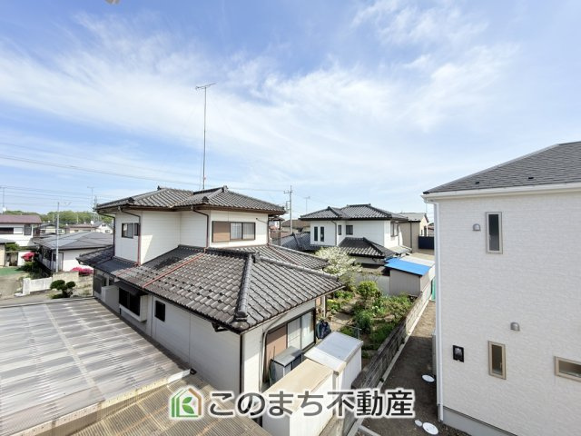CRADLEGARDEN那須塩原市春日町第1　2号棟の展望|バルコニーからは、開放感あふれる穏やかな街並みを一望。

