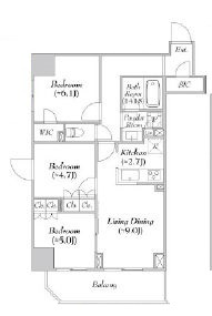 墨田区緑３丁目の賃貸マンション