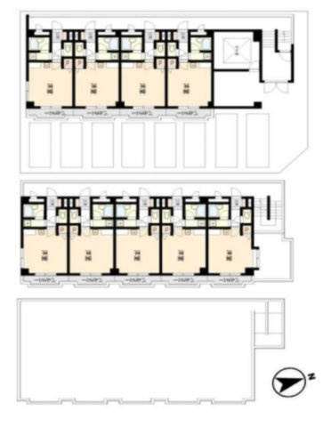 名古屋市名東区1棟売マンション「高積算」の間取り