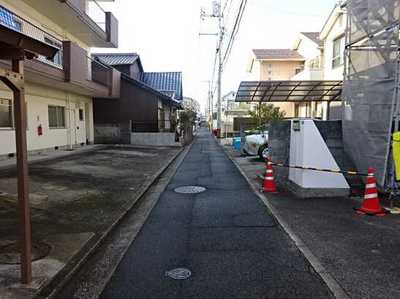 【前面道路含む現地写真】 | 広島市南区旭１丁目