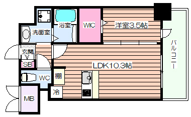 【間取り】 | Louis Residence 弁天町