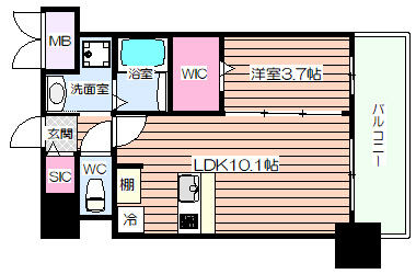 【間取り】 | Louis Residence 弁天町