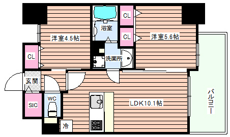 【間取り】 | Louis Residence 弁天町