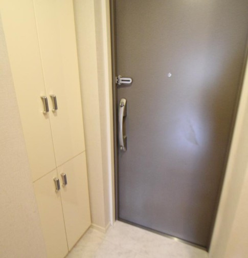 カスタリア住吉の玄関