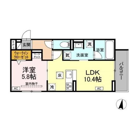 GRAND D-ROOM幸町の間取り