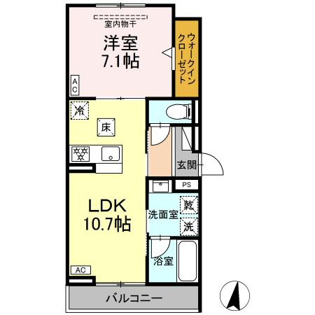 GRAND D-ROOM幸町の間取り
