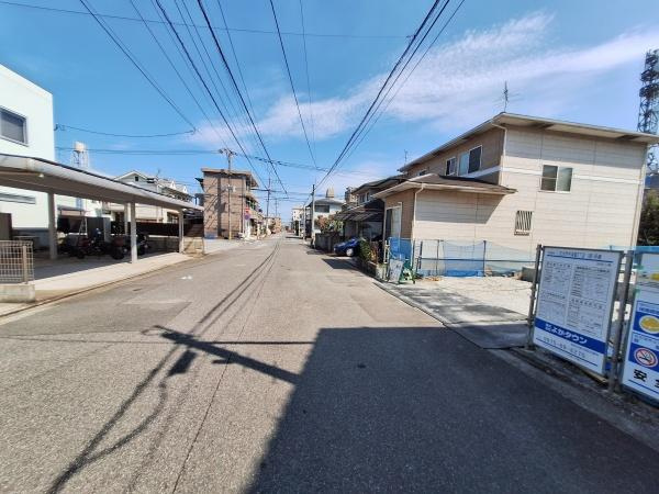 今津留2丁目1期1号棟の前面道路含む現地写真|面道路含む現地(2026年2月撮影)