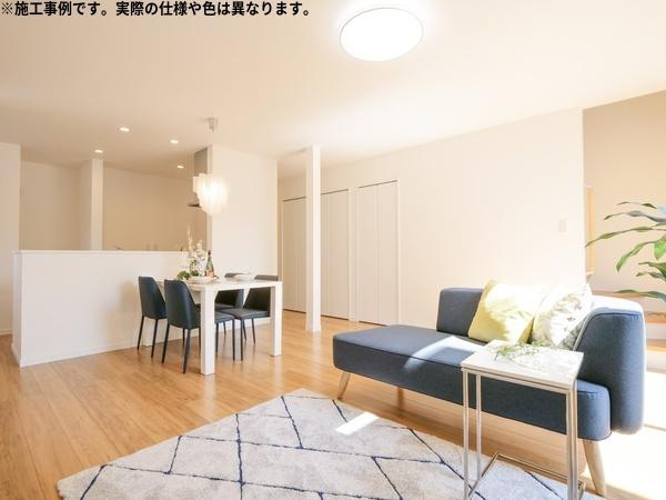 汐見ⅡＷ　新築のキッチン|※施工事例写真です。実際の仕様や色は異なります。