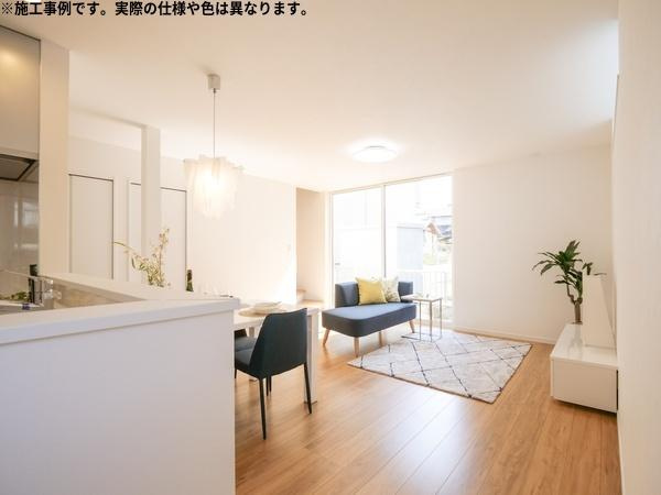 汐見ⅡＷ　新築のキッチン|※施工事例写真です。実際の仕様や色は異なります。