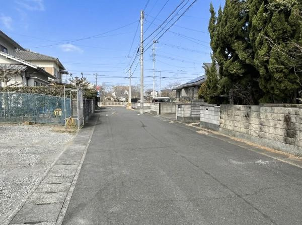 汐見ⅡＷ　新築の前面道路含む現地写真|前面道路含む現地