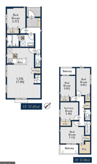  | 【名古屋市熱田区白鳥1丁目6-23新築戸建2号棟】✨️仲介手数料無料✨️白鳥小学校・宮中学校