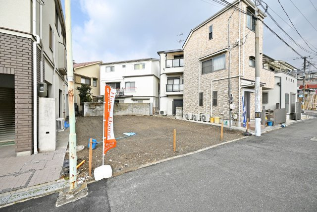 ファーストタウン東難波町3丁目新築一戸建て│4LDＫ+駐車2台可の外観|現地外観写真です（2026年2月撮影)
本分譲地は性能評価取得物件×地盤調査済！