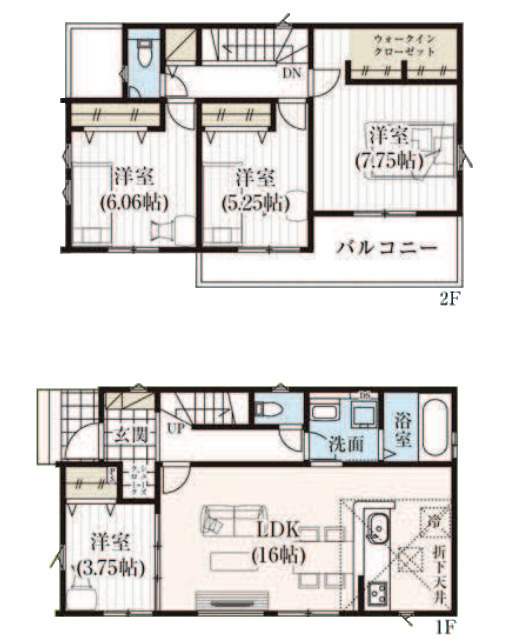 上尾市中新井　2期　新築一戸建て　グラファーレ　01