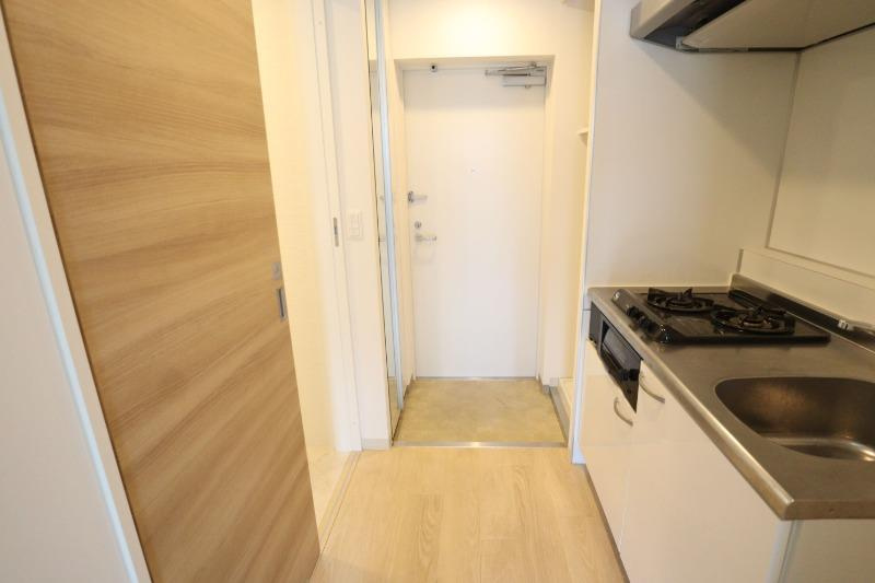 パークヒルズ新大阪willの玄関