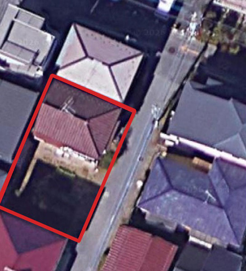 【その他】 | 新座市東3丁目　建築条件無売地（朝霞店） | 上空から見た現地（2025年8月）撮影