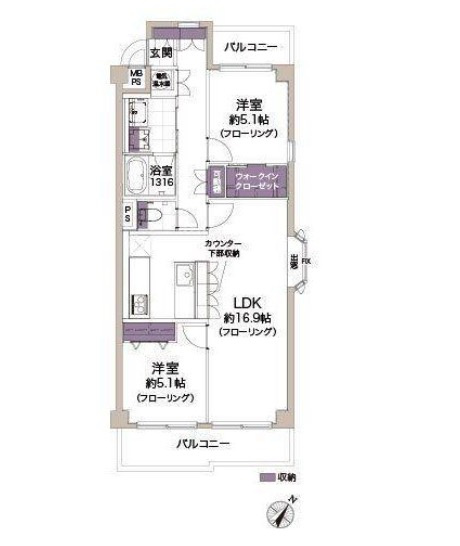 ★仲介手数料半額★藤和島津山コープ（新規リフォーム済み）