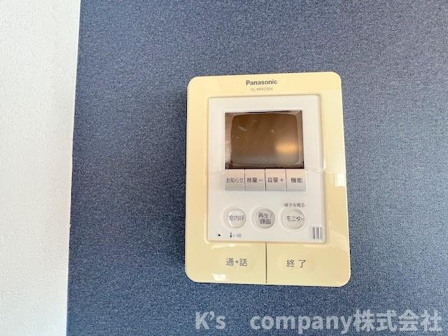 ●茅ヶ崎市本宿町　ライフコア茅ヶ崎のセキュリティ|訪問者の顔が確認できるモニター付きインターフォン☆