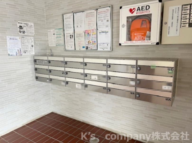 ●茅ヶ崎市本宿町　ライフコア茅ヶ崎の設備|郵便受け◇