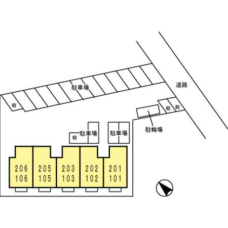 ルポ・ボナールの区画図