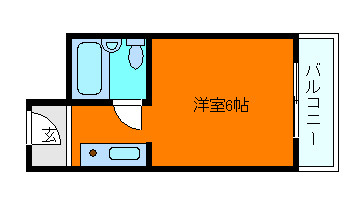 メゾン・ド・六甲パートⅠの間取り