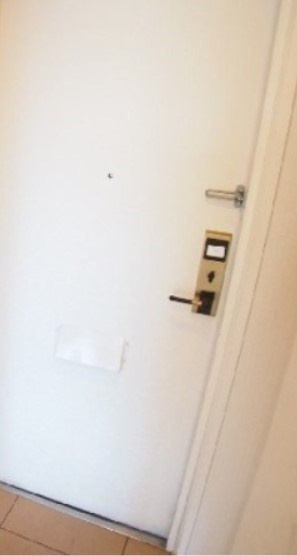 朝日阿佐谷プラザの玄関