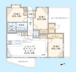 【間取り】 | テラッツァ祖師ヶ谷大蔵