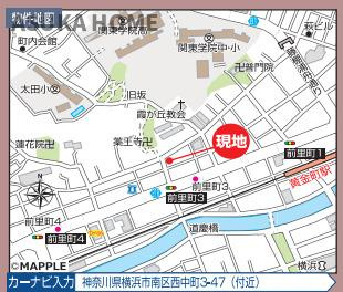 南区西中町３丁目の地図|駅徒歩５分の便利で生活に快適な立地になります。