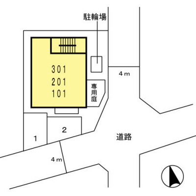 【区画図】 | エムズコート北桜塚