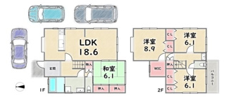 【間取り】 | 右京区山ノ内御堂殿町