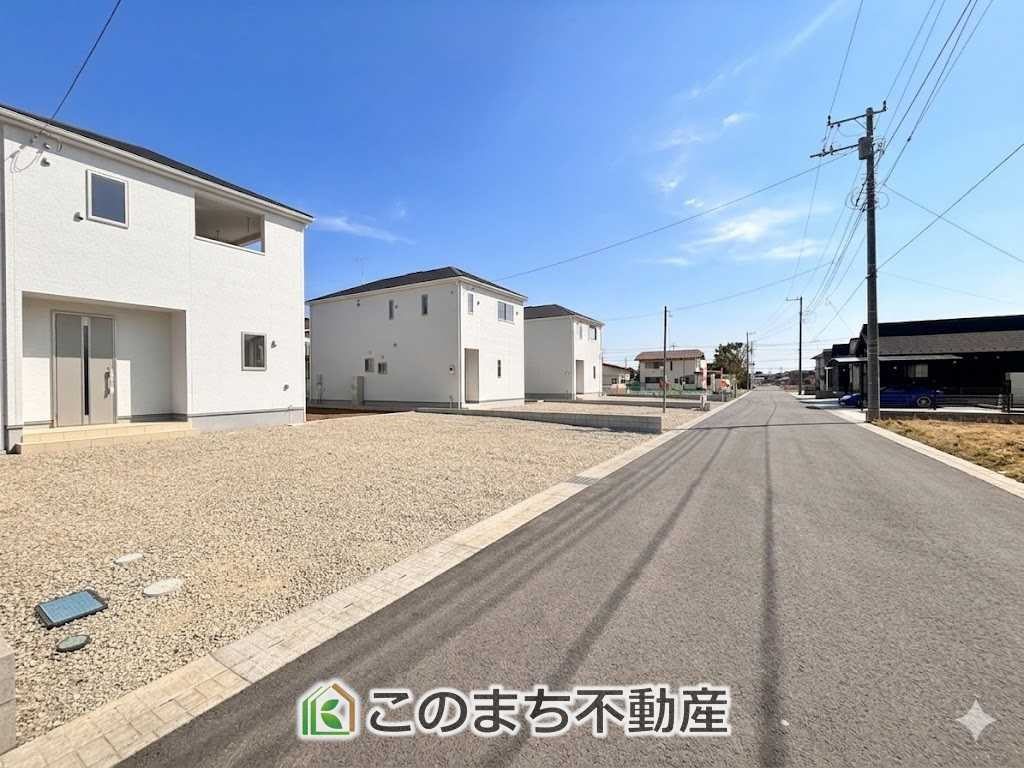 CRADLEGARDEN那須塩原市春日町第1　3号棟の前面道路含む現地写真|前面道路含む現地写真