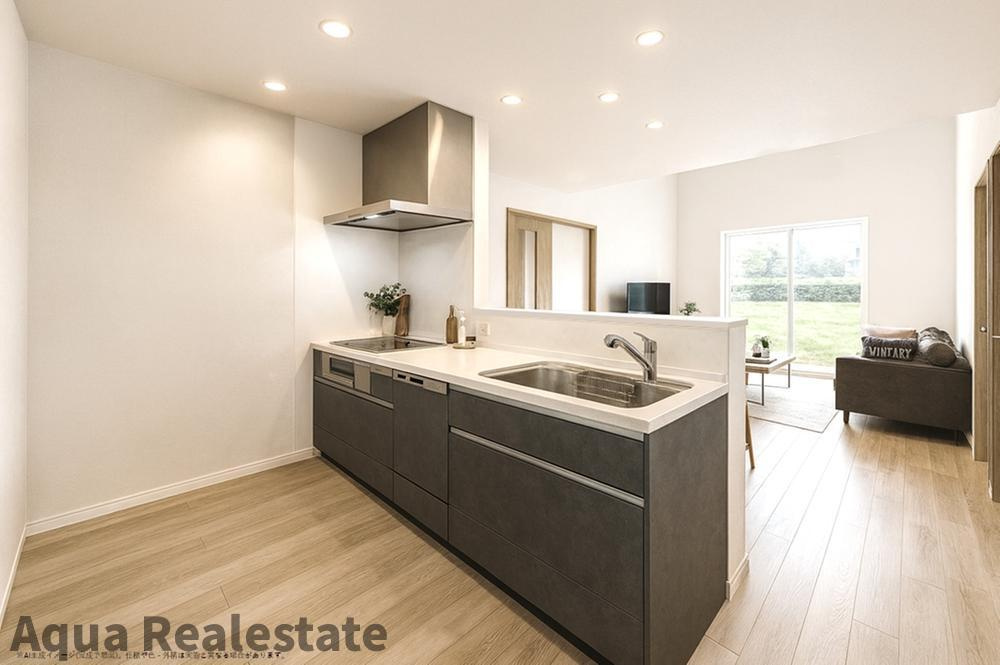 高松市下田井町の新築一戸建のキッチン