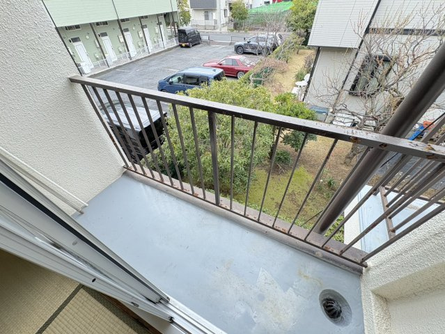 永井コーポラスのバルコニー