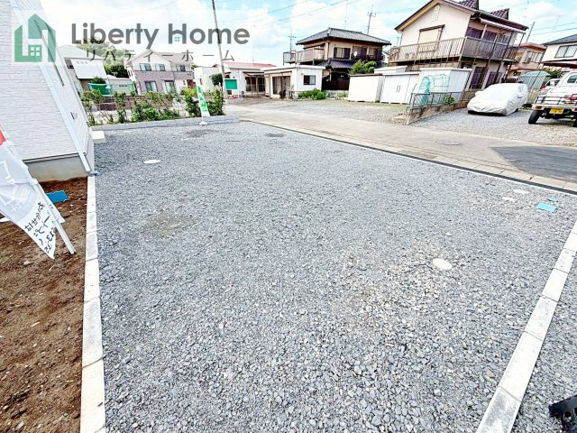 つくば市高見原第17　新築戸建　1号棟の駐車場