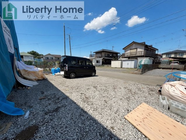 つくば市高見原第17　新築戸建　1号棟の駐車場
