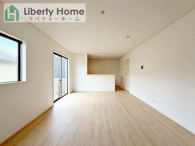 つくば市高見原第17　新築戸建　1号棟の居間・リビング