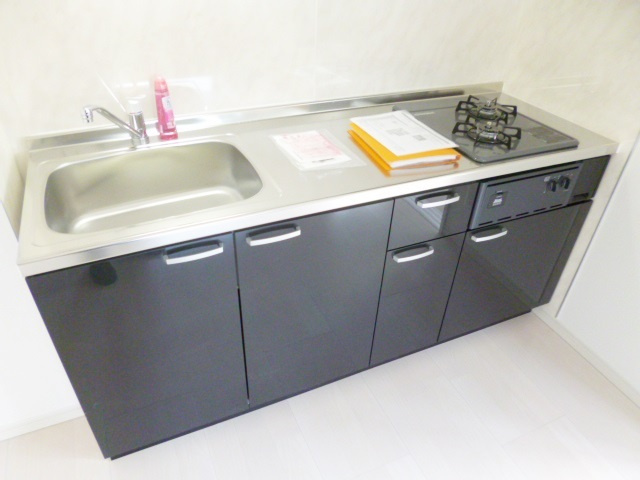 ル　シェル　クレールのキッチン|2口ガスコンロが設置されています☆