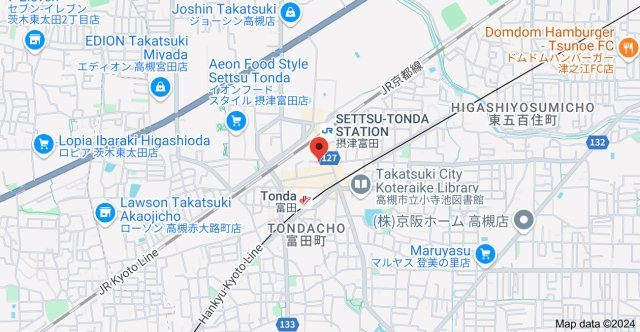 グーテンターク富田の地図