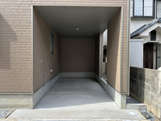 神戸市垂水区乙木新築戸建の駐車場