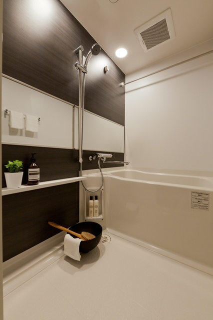 新品家具付きマンション天神25(KaGood福岡)の浴室|お風呂で日々の疲れを落としましょう