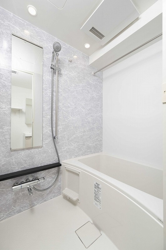 新品家具付きマンション春吉9(KaGood福岡)の浴室|お風呂で日々の疲れを落としましょう