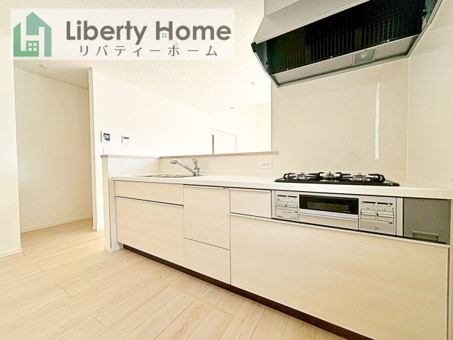 つくば市高見原第17　新築戸建　2号棟のキッチン