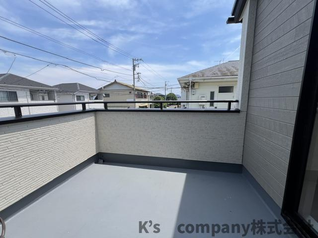 ◎茅ヶ崎市堤　新築戸建のバルコニー|日当たり良好なバルコニー♪