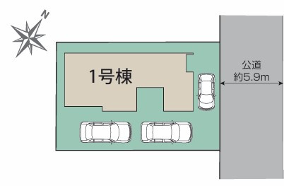 ◎茅ヶ崎市堤　新築戸建の区画図|区画図◇