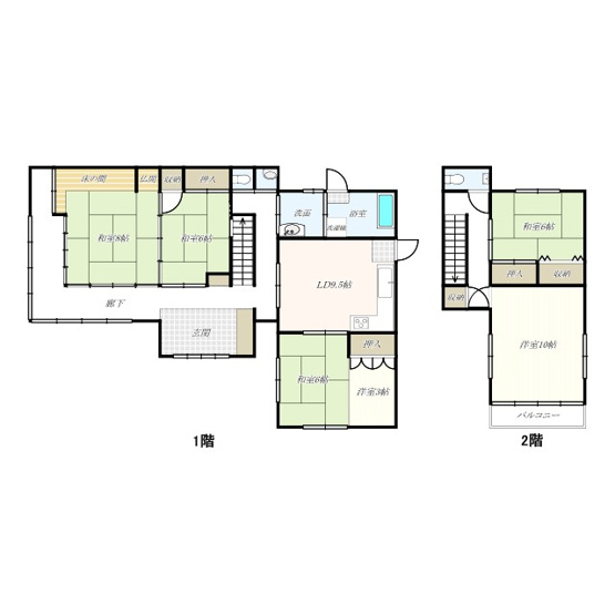 【間取り】 | 福智町赤池戸建て