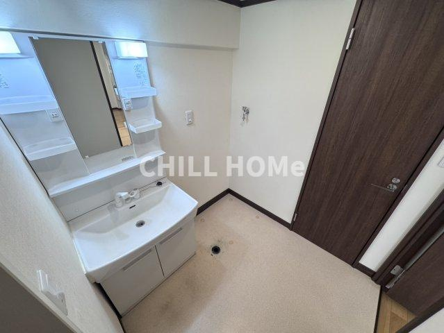 あさひレジデンス大友の洗面所|当社、チルホームのHPもご覧ください(^^)/物件情報多数♪