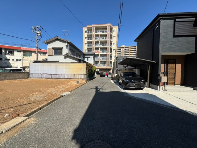Adoble+ーアドブル＋小倉南区田原新町1丁目4期　【小倉南区　新築戸建て】の前面道路含む現地写真|Adoble+ーアドブル＋小倉南区田原新町1丁目4期　【小倉南区　新築戸建て】
