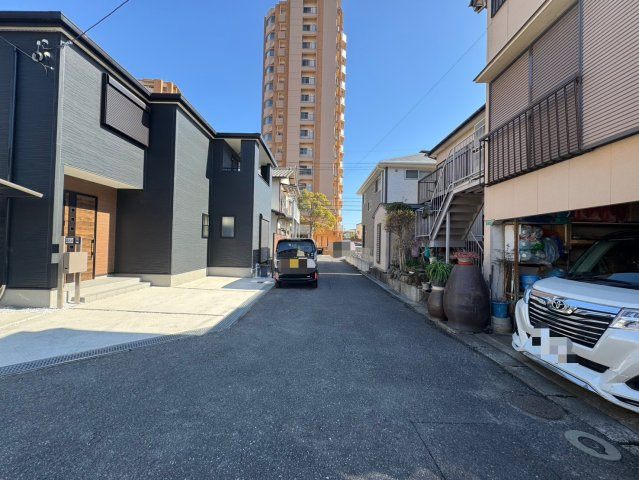 Adoble+ーアドブル＋小倉南区田原新町1丁目4期　【小倉南区　新築戸建て】の前面道路含む現地写真|Adoble+ーアドブル＋小倉南区田原新町1丁目4期　【小倉南区　新築戸建て】